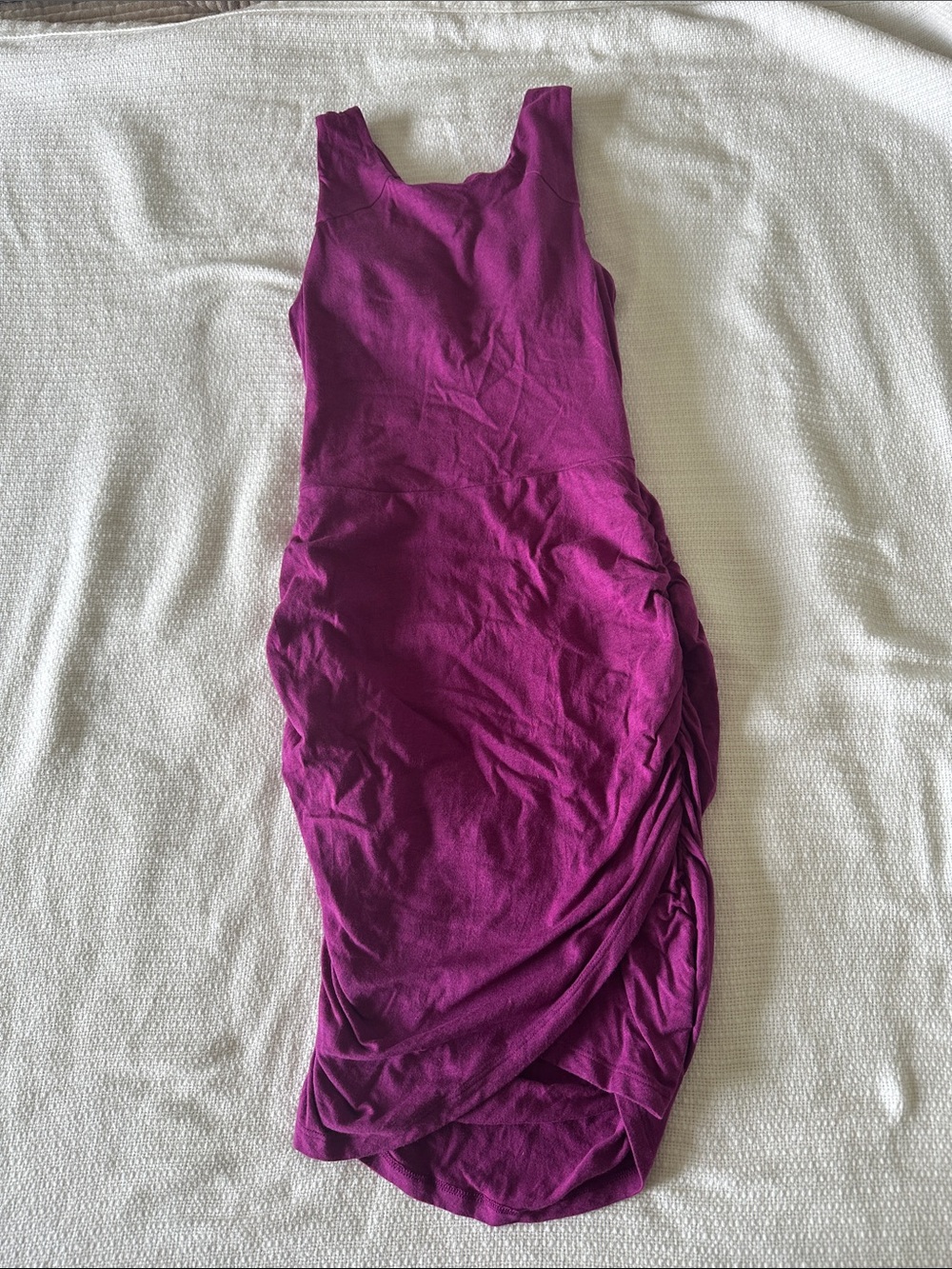 Athleta Magenta Sleeveless Mini Dress